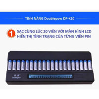 Bộ sạc 20 pin AA sạc nhanh Doublepow DP-K20