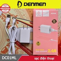 Bộ sạc 2.4A DENMEN DC01ML lightning