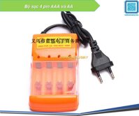 Bộ sạc 4 pin AAA và AA