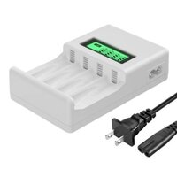 Bộ sạc 4 viên pin tiểu 2A-3A  DP008 SẠC AN TOÀN và tự ngắt cho pin [BH: 1 THÁNG]