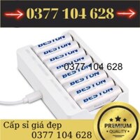 Bộ sạc 8 Pin AA, AAA Beston C9010 Chính Hãng. .