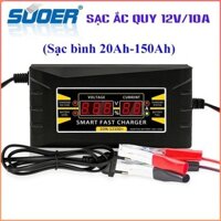 Bộ sạc ắc quy 12V sạc bình 20Ah-150Ah SUOER-SON1210D tự ngắt khi đầy, chống chấp chống ngược cực- máy nạp ac quy