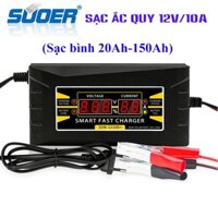 Bộ sạc ắc quy 12V sạc bình 20Ah-150Ah SUOER-SON1210D tự ngắt khi đầy, chống chấp chống ngược cực- máy nạp ac quy