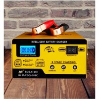 Bộ sạc ắc quy 12v/24v 3ah - 200ah, sạc bình ắc quy cho xe máy đến ô tô thông minh tự ngắt khi đầy, BOLAIMEI 2021