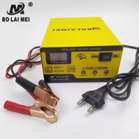 Bộ sạc ắc quy 12v/24v 3AH - 200ah BT-168 sạc bình xe máy ôtô xe tải thông minh tự động ngắt khi đầy