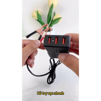 bộ sạc ắc quy 3 đầu sạc usb