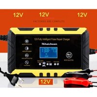 Bộ sạc acquy tự động nhận bình 12V 4Ah đến 100Ah Có phục hồi bình bằng khử sunfat