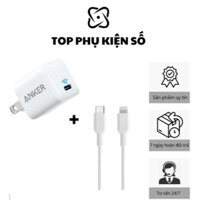 Bộ Sạc Anker 20w Cho lP8 – lP14 series A2637 Nano Pro, Cáp C to L A8632 Silicon Đa Màu Sắc