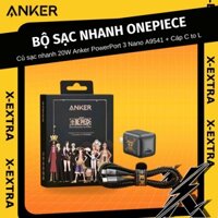 Bộ sạc Anker PowerPort 3 Nano A9541 hổ trợ sạc nhanh 20W A2633 + Cáp C to L 1.2m phiên bản đặc biệt One Pice