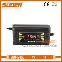 Bộ sạc bình ắc quy nhanh 12V-6A có màn hình hiển thị SON-1206D