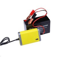 Bộ sạc bình ắc quy tự động ngắt 12V 2Ah-20Ah sạc acquy xe máy, xe ô tô, có đèn led báo đầy