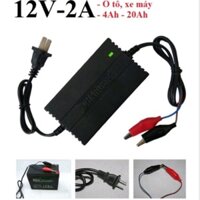 BỘ SẠC BÌNH ẮC QUY XE MÁY ĐIỆN TỬ TỰ ĐỘNG NGẮT SẠC KHI ĐẦY BÌNH SẠC12V THÔNG MINH