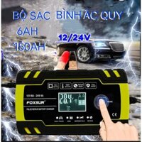 bộ sạc bình ắc quy 12V-24V-6AH-150AH FOXSUR HÀNG CHÍNH HÃNG LOẠI TỐT