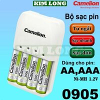 Bộ sạc Camelion BC-0905A,pin sạc AA2700mAh-AA2300mAh,AAA1100mAh,(0905,2700,2500,2300,1100)