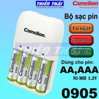 Bộ sạc Camelion BC-0905A,pin sạc AA2700mAh-AA2300mAh,AAA1100mAh,(0905,2700,2500,2300,1100)