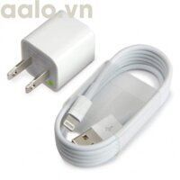 Bộ sạc cáp cho điện thoại Iphone 5/5S/6/6S (Trắng) - aalo.vn