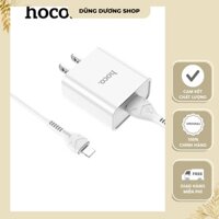 Bộ sạc cáp Hoco cổng USB 2.1A dây dài 1m i/Micro USB/Type C Lightning Hỗ trợ sạc nhanh 5v2.1A Bảo Hành 12 Tháng