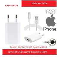 Bộ sạc cáp zin iphone 7/7 Plus [bonus]