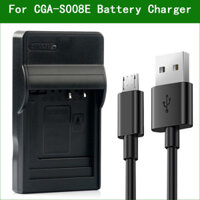 Bộ sạc CGA-S008E cho pin Panasonic DMW-BCE10, CGA-S008E, Lumix VW-VBJ10 DMC-FX30 DMC-FX55 SDR-S26 DMC-FX500 HM-TA1