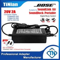 Bộ sạc chuyển đổi AC / DC 20V 2A 1.5A cho Bose PSM40R-200 PSM41R-200 95PS-030-CD-1 SoundDock Di động SoundLink Air 410633 Hệ thống âm nhạc kỹ thuật số