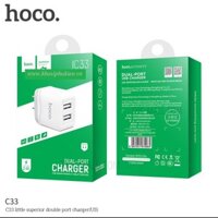 BỘ SẠC CỔNG ĐÔI CAO CẤP HOCO C33