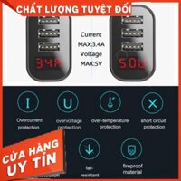 Bộ sạc đa năng Baseus Baseus Mirror Lake 3 cổng sạc ( 3 Ports USB, LED Intelligent Digital Display, 3.4A Fast Charging)