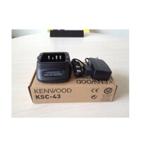 BỘ SẠC ĐÀM KENWOOD KSC 43 ,  ĐẾ SẠC , ADAPTER _ CỤC SẠC KENWOOD