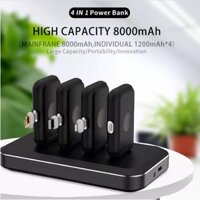 Bộ Sạc Dự Phòng 4in1 từ tính Station Powerbank Di Động 12000mAh