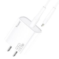 Bộ sạc iphone 20W kèm cáp Type C Trusmi CH10