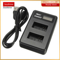 Bộ sạc kép LCD di động STT cho máy ảnh GoPro Hero 3 3 + AHDBT-201 AHDBT-301