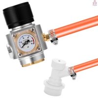 Bộ Sạc Khí CO2 Mini 0-90 PSI Bằng Nhôm Cho Máy Đo Bia / Nước Ngọt