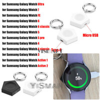 Bộ sạc không dây cho Samsung Galaxy Watch Ultra FE 7 6 5 4 3 Active2 Đế sạc cho Galaxy Watch 7 6 Classic 5 Pro