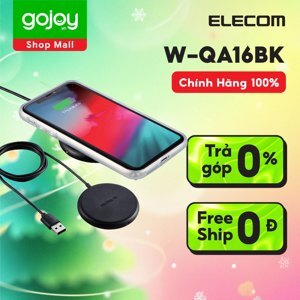 Bộ sạc không dây Elecom W-QA16BK