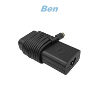 Bộ Sạc Laptop Dell 65W Type-C (PECOS) AC Adapter with EURO power cord - Chính hãng - BH 12 tháng