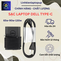 Bộ sạc laptop Dell Type C 65W 90W 130W, Dell XPS type C, Dell Precision Type C, Dell Alienware x14