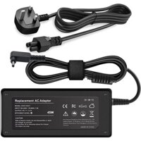 Bộ sạc máy tính xách tay 45W 19V 2.37A cho Acer Chromebook 15 14 13 11 R11 B5 CB5-571 C720 Dây nguồn, Acer Aspire One Cloudbook AO1-131, AO1-431, CB3-111-C19A, CB3-111-C670 (3.0 x 1.1mm)