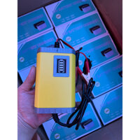 Bộ Sạc Nạp Bình Ắc Quy 12V Cho Xe Máy, Xe Điện, Quạt Tích Điện Dung Lượng 2AH Đến 20AH