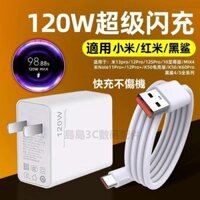 Bộ Sạc Nhanh 120W Super Vooc BYZ U401 3C (Cáp Usb Ra Type-C, Cóc 1 Cổng Usb) Chính Hãng [BH 12 Tháng]