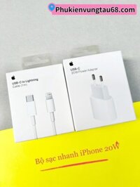 Bộ sạc nhanh 20w cho IPhone hàng đóng hộp xịn nguyên seal