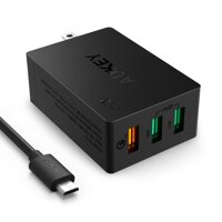 Bộ Sạc Nhanh Aukey PA-T14 Công Nghệ Quick Charge 3.0 (3 cổng USB)