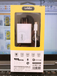 Bộ sạc nhanh iphone Q6 Lovesn