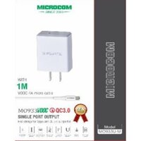 Bộ sạc nhanh Microcom Vooc 25W Micro, chính hãng Microcom