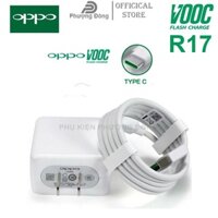 Bộ Sạc nhanh OPPO R17 Type C kèm dây sạc Oppo 20W Vooc 3.0 R17 hàng new zin - Bảo hành lỗi 1 đổi 1