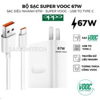 Bộ Sạc Nhanh OPPO ZIN 1:1 67W (Củ Sạc+ Dây Cáp Type C ) Dành Cho OPPO, VIVO, XIAOMI