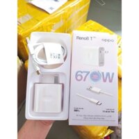 Bộ Sạc Nhanh OPPO ZIN 67W (Củ Sạc+ Dây Cáp Type C ) Dành Cho OPPO, VIVO, XIAOMI. Bảo vệ Pin, Không Chai Pin Chính Hãng