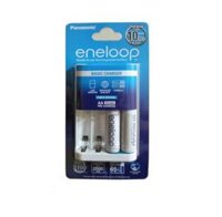 Bộ Sạc Nhanh Panasonic  BQ CC51 Smart Quick Charger  Kèm 4 Pin2 Pin Eneloop AA BK3MCCE 2000 mah Hàng Chính Hãng - 2 Pin AA 1900  Sạc CC51