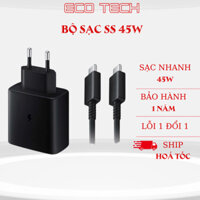 Bộ Sạc nhanh Samsung 45W Type C kèm dây sạc Samsung Type C Hàng 1:1 Bảo hành Lỗi 1 đổi 1 trong 30 ngày