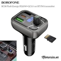 Bộ Sạc nhanh Xe Hơi BOROFONE BC38 PD20W + QC3.0 (BT FM transmitter), Hoco Z29 3 in 1 (tẩu ô tô), Z32 Speed Up 18W