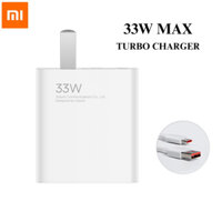 Bộ Sạc Nhanh Xiaomi 33W TURBO CHARGER MAX, Củ Cáp Sạc Xiaomi Chính hãng Phù hợp mọi dòng máy Bảo hành 6 tháng