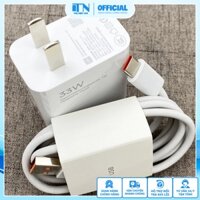 Bộ Sạc Nhanh Xiaomi 33W,67w Cổng Type-C - Sạc Nhanh Cho Điện Thoại Android, IOS Full Box Pin Vào Ổn Định, Không Nóng Máy